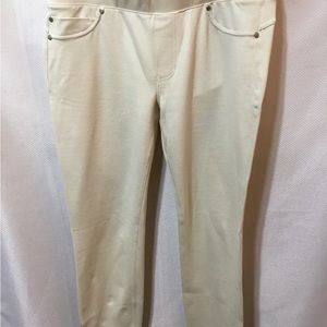 Liverpool 8/29 NWOT Cream Color  Legging Jeans